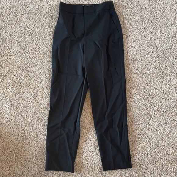 Black trousers with detachable tulle belt - Picture 5 of 6